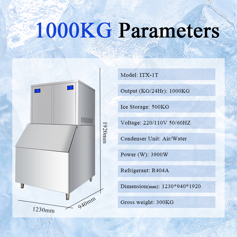 1000 kg Granular Ice Machine(图1)